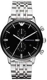 Emporio Armani Classic Czarny/Stal Ø43 mm AR0389