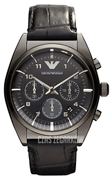 Emporio Armani Classic Czarny/Skóra Ø42 mm AR0393