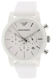 Emporio Armani Classic Biały/Guma Ø41 mm AR1054