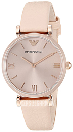 Emporio Armani Dress Różowe złoto/Skóra Ø32 mm AR11001