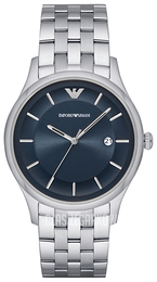 Emporio Armani Dress Niebieski/Stal Ø43 mm AR11019