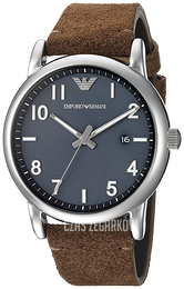 Emporio Armani Dress Szary/Skóra Ø43 mm AR11070