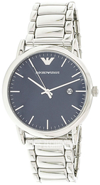 Emporio Armani Dress Niebieski/Stal Ø43 mm AR11089