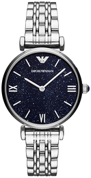 Emporio Armani Dress Czarny/Stal Ø32 mm AR11091