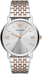 Emporio Armani Dress Srebrny/Stal w kolorze różowego złota Ø41 mm AR11093