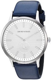 Emporio Armani Dress Srebrny/Skóra Ø43 mm AR11119