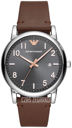 Emporio Armani Luigi Szary/Skóra Ø43 mm AR11175