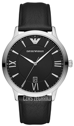 Emporio Armani Giovanni Czarny/Skóra Ø44 mm AR11210