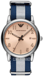 Emporio Armani Luigi Beżowy/Tkanina Ø43 mm AR11212