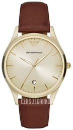 Emporio Armani Adriano Kremowy/Skóra Ø41 mm AR11312