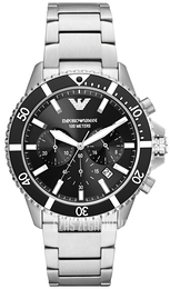 Emporio Armani World Explorer Czarny/Stal Ø43 mm AR11360