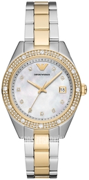 Emporio Armani Leo Biały/Pozlacana Ø36 mm AR11520