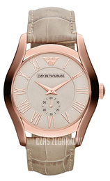 Emporio Armani Classic Kremowy/Skóra Ø42 mm AR1667