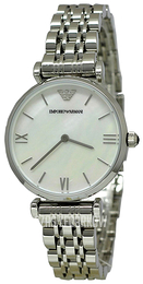 Emporio Armani Dress Biały/Stal Ø32 mm AR1682