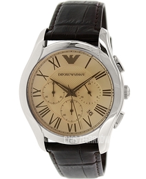 Emporio Armani Dress Brązowy/Skóra Ø44.5 mm AR1785