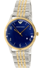 Emporio Armani Classic Niebieski/Stal w odcieniu złota Ø41 mm AR1868