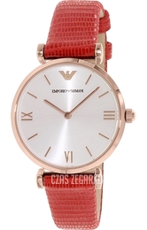 Emporio Armani Classic Srebrny/Skóra Ø32 mm AR1876