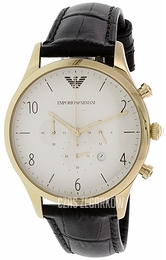 Emporio Armani Classic Biały/Skóra Ø43 mm AR1892