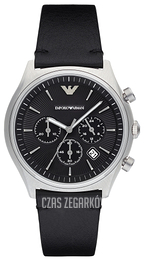 Emporio Armani Dress Czarny/Skóra Ø43 mm AR1975