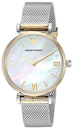 Emporio Armani Retro Biały/Stal Ø32 mm AR2068