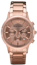 Emporio Armani Sportivo Różowe złoto/Stal w kolorze różowego złota Ø43 mm AR2452