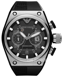 Emporio Armani Meccanico Czarny/Guma AR4902