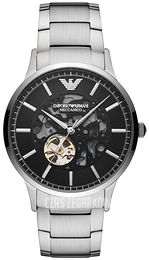 Emporio Armani Renato Czarny/Stal Ø43 mm AR60055