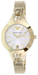 Emporio Armani Classic Biały/Stal w odcieniu złota Ø34 mm AR7399