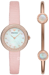 Emporio Armani Rosa Wielokolorowy/Skóra Ø30 mm AR80061SET