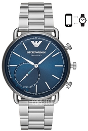 Emporio Armani Aviator Niebieski/Stal Ø43 mm ART3028