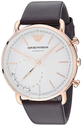 Emporio Armani Connected Biały/Skóra Ø43 mm ART3029