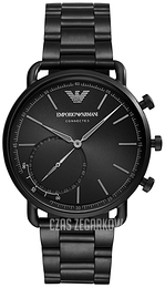 Emporio Armani Aviator Czarny/Stal Ø43 mm ART3031