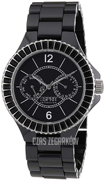 Esprit Collection Czarny/Czeramiczna Ø39 mm EL101332F09
