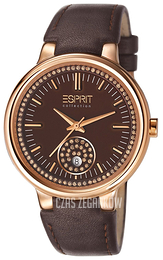 Esprit Collection Brązowy/Skóra Ø35 mm EL101972F05