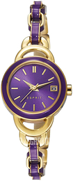 Esprit Joyful Purpurowy/Stal w odcieniu złota Ø24 mm ES106722005