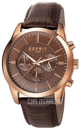 Esprit Sport Brązowy/Skóra Ø42 mm ES106841004