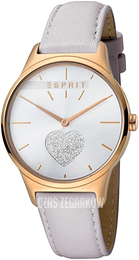 Esprit Srebrny/Skóra Ø34 mm ES1L026L0215