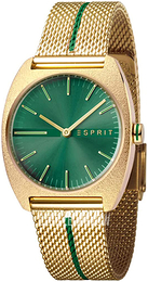 Esprit Zielony/Stal w odcieniu złota Ø32 mm ES1L035M0075