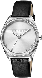 Esprit Srebrny/Skóra Ø34 mm ES1L057L0015