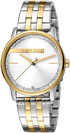 Esprit Srebrny/Stal w odcieniu złota Ø34 mm ES1L082M0065
