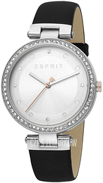 Esprit Breezy Srebrny/Skóra Ø36 mm ES1L151L0015