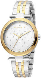 Esprit Srebrny/Stal w odcieniu złota Ø34 mm ES1L167M0105