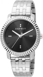 Esprit Menlo Czarny/Stal Ø36 mm ES1L185M0055
