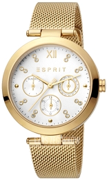Esprit Biały/Stal w odcieniu złota Ø40 mm ES1L213M0065