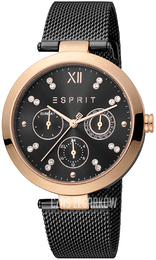Esprit Czarny/Stal Ø38 mm ES1L213M0085