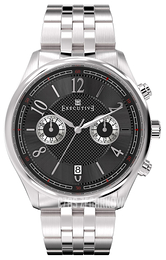 Executive Button Down Czarny/Stal Ø41 mm EX-1006-11