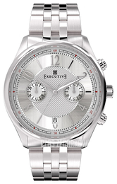 Executive Button Down Srebrny/Stal Ø41 mm EX-1006-12