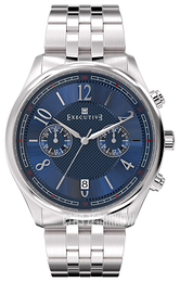 Executive Button Down Niebieski/Stal Ø41 mm EX-1006-15