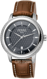 Ferrè Milano Szary/Skóra Ø42 mm FM1G130L0021
