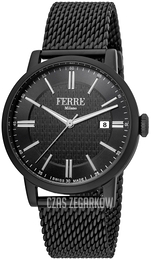 Ferrè Milano Raffaele Czarny/Stal Ø41 mm FM1G156M0071